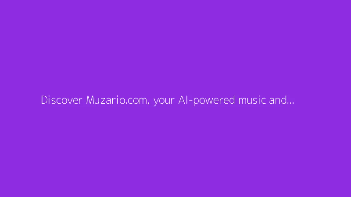 Discover Muzario.com, your AI-powered music and voice creator