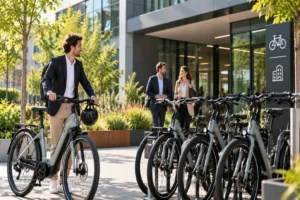 Vélos électriques en entreprise : pourquoi les flottes partagées se développent-elles ?